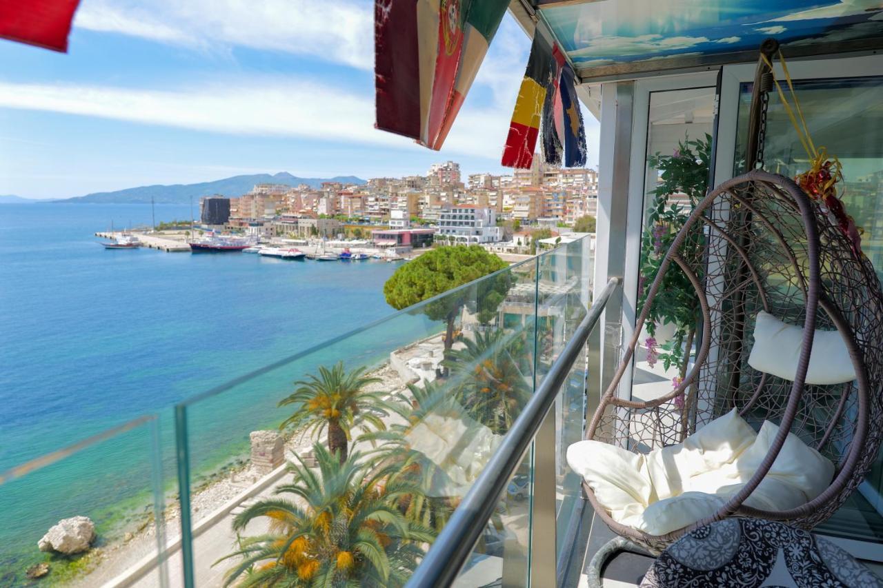 Republika Hotel Sarandë Esterno foto